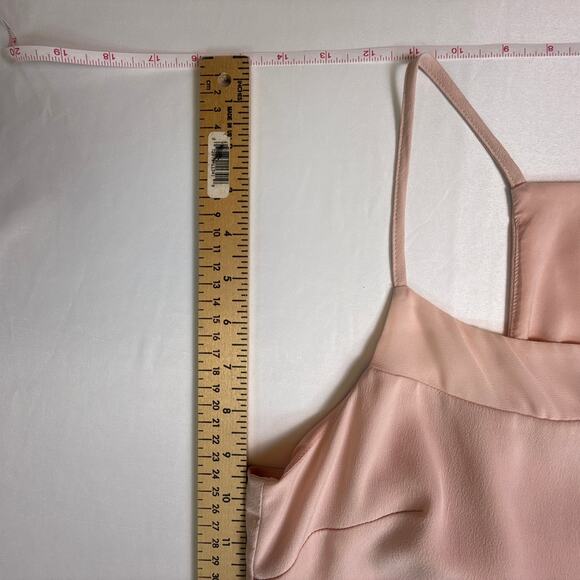 Cynthia Steffe Pastel Pink Dress Racer Back Side Zipper Size 4 - Picture 16 of 16